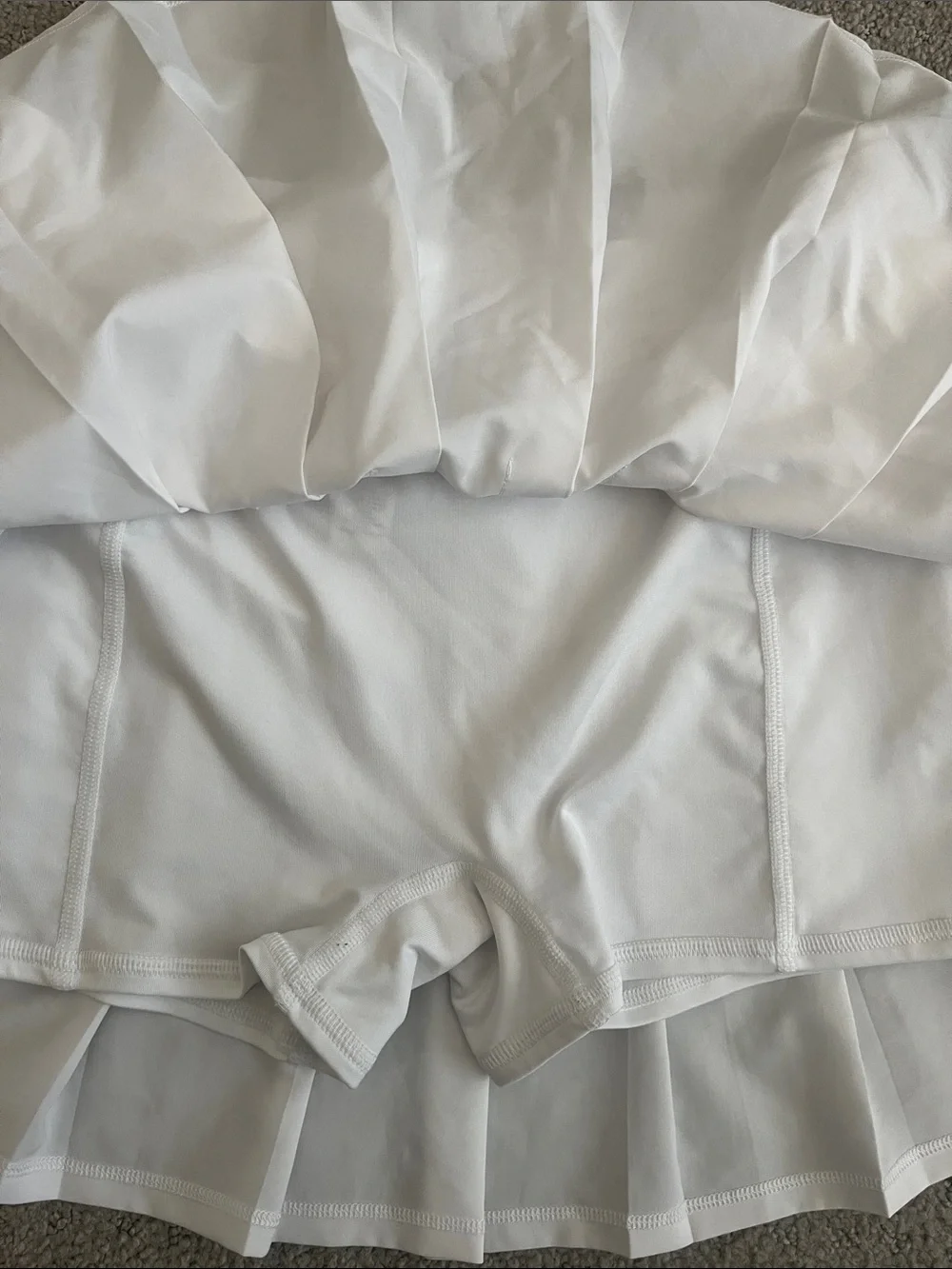 alo White grand Slam Tennis skirt